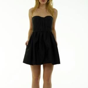 Alexia Admore Strapless Cocktail Dress Size Small Black w/Pockets NWT